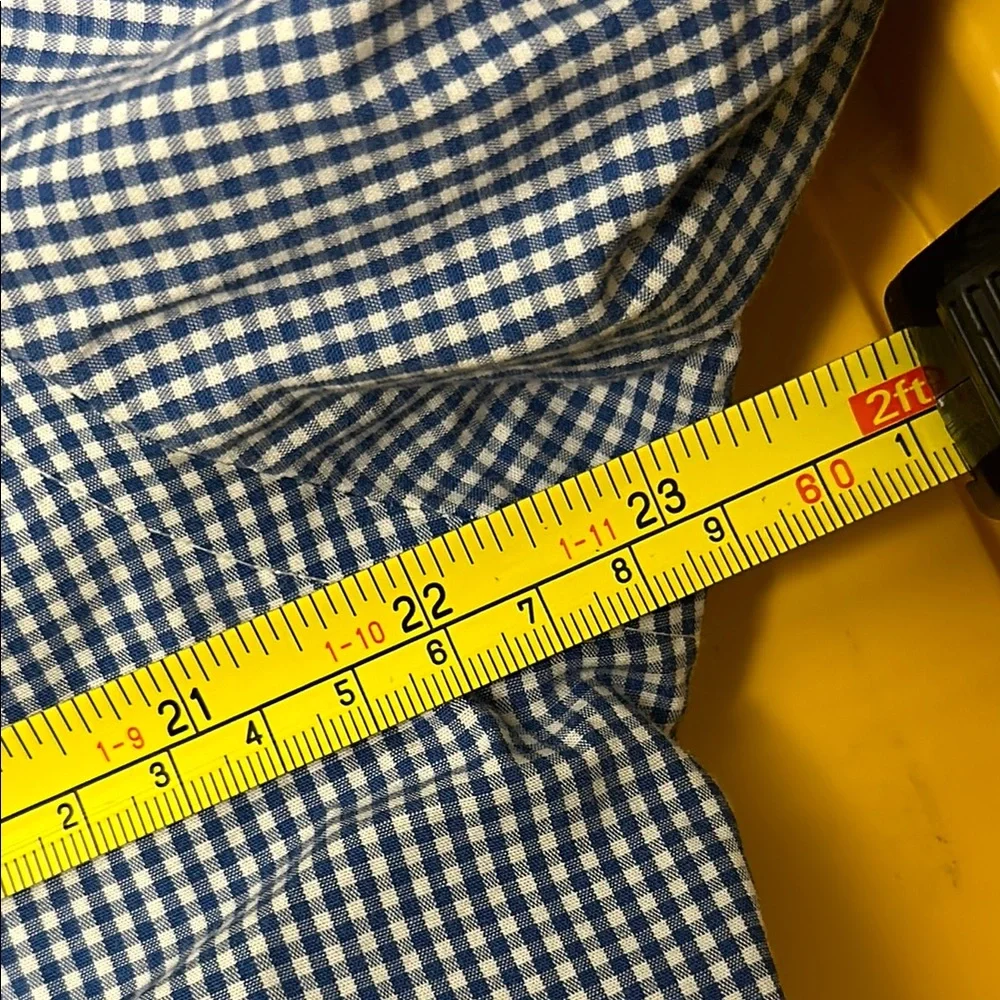 J Crew Mens Slim Fit FLEX Wrinkle Free Button Down Shirt Size XL‎ Gingham Plaid